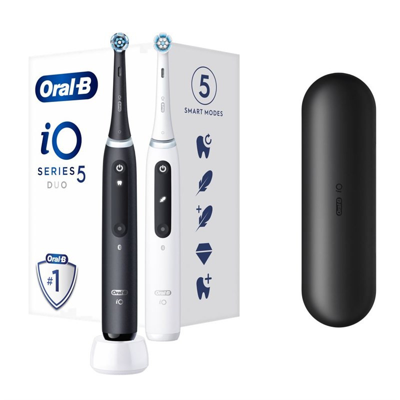 Szczoteczka do zębów Oral-B Matt Black + Quite White DUO Pack