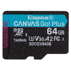 Karta pamięci Kingston MicroSDXC 64GB UHS-I U3 (170R/70W)