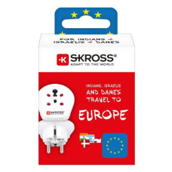 Adapter podróżny SKROSS pro cizince v ČR (India-Israel-Denmark to Europe)