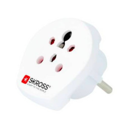 Adapter podróżny SKROSS pro cizince v ČR (India-Israel-Denmark to Europe)