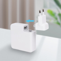 Zasilacz COTECi MagSafe pro MacBook, 61 W, s kabelem USB-C/USB-C, 2 m