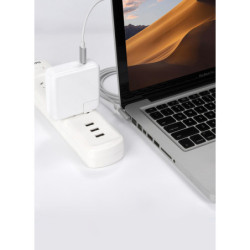 Zasilacz COTECi MagSafe pro MacBook, 61 W, s kabelem USB-C/USB-C, 2 m