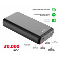 Powerbank Swissten Power Line 30 000mAh 20W