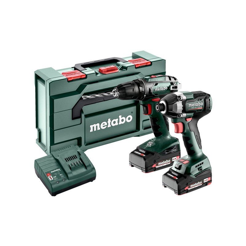 Zestaw narzędzi akumulatorowych Metabo BS 18 + SSD 18 LT 200 BL (s baterií) 685193000