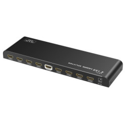 HDMI hub PremiumCord HDMI 2.0 splitter 1-8 porty, 4K x 2K/60Hz, FULL HD, 3D