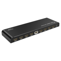 HDMI hub PremiumCord HDMI 2.0 splitter 1-8 porty, 4K x 2K/60Hz, FULL HD, 3D