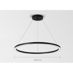 Oprawa zwieszana IMMAX NEO FINO SMART 1 kruh, 80cm, 60W, Zigbee 3.0, TUYA