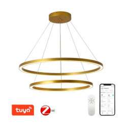 Oprawa zwieszana IMMAX NEO FINO SMART 2 kruhy, 60+80cm, 93W Zigbee 3.0, TUYA