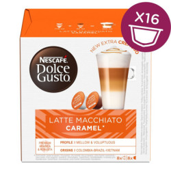 Kapsułki do espresso Nescafé Latte Macchiato Caramel 16 ks