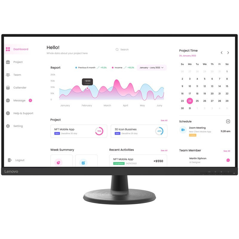 Monitor Lenovo D32-40