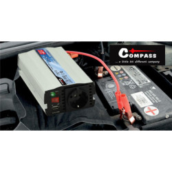 Power Inverter Compass 12/230V 600W + USB