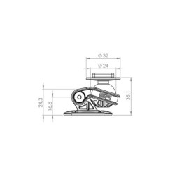 Uchwyt na telefon SP Connect Adhesive Mount Pro