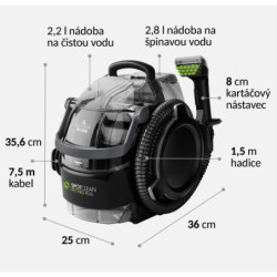 Odkurzacz uniwersalny Bissell 37252 SpotClean Pet Pro Plus