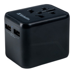 Adapter podróżny Verbatim UTA-01 s 2 x USB-A porty