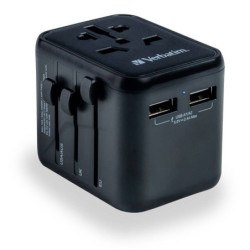 Adapter podróżny Verbatim UTA-01 s 2 x USB-A porty