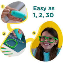 3D pióro 3Doodler Start+ a 72 náplní + 10 šablon