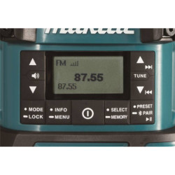 Radio z DAB+ Makita MR009GZ Bluetooth, LED, Li-ion XGT 40V