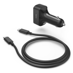 Zasilacz Hama USB-C do auta, Power Delivery, 5-20 V, 65 W, 1,5 m