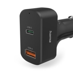 Zasilacz Hama USB-C do auta, Power Delivery, 5-20 V, 65 W, 1,5 m