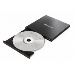 Zewnętrzna nagrywarka DVD Verbatim CD/DVD Slimline USB-C + Nero