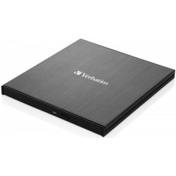 Zewnętrzna nagrywarka DVD Verbatim CD/DVD Slimline USB-C + Nero