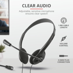  Zestaw słuchawkowy Trust Primo Chat Headset