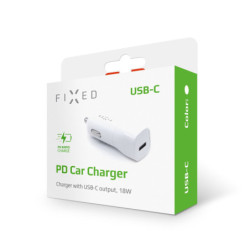 Zasilacz samochodowy FIXED USB-C PD 18W