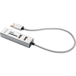 Czytnik kart pamięci YENKEE YHC 101SR USB COMBO HUB