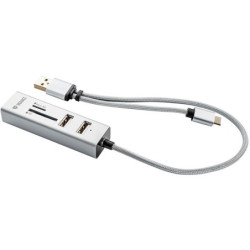 Czytnik kart pamięci YENKEE YHC 103SR USB-C OTG HUB