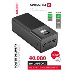 Powerbank Swissten Power Line 40 000 mAh 100 W PD