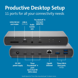 Stacja dokująca KENSINGTON SD5700T Thunderbolt 4Dual4K