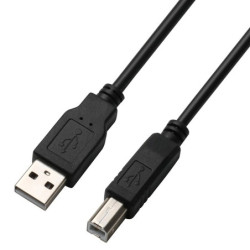 Kabel GoGEN USB A/USB B, 5m, czarny