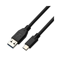 Kabel GoGEN USB A/USB-C 3.0, 1m, czarny