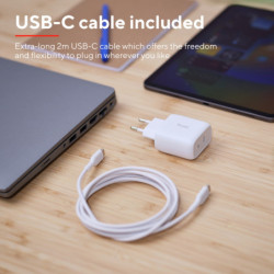 Zasilacz Trust Maxo 45 W USB-C s kabelem USB-C/USB-C, 2 m