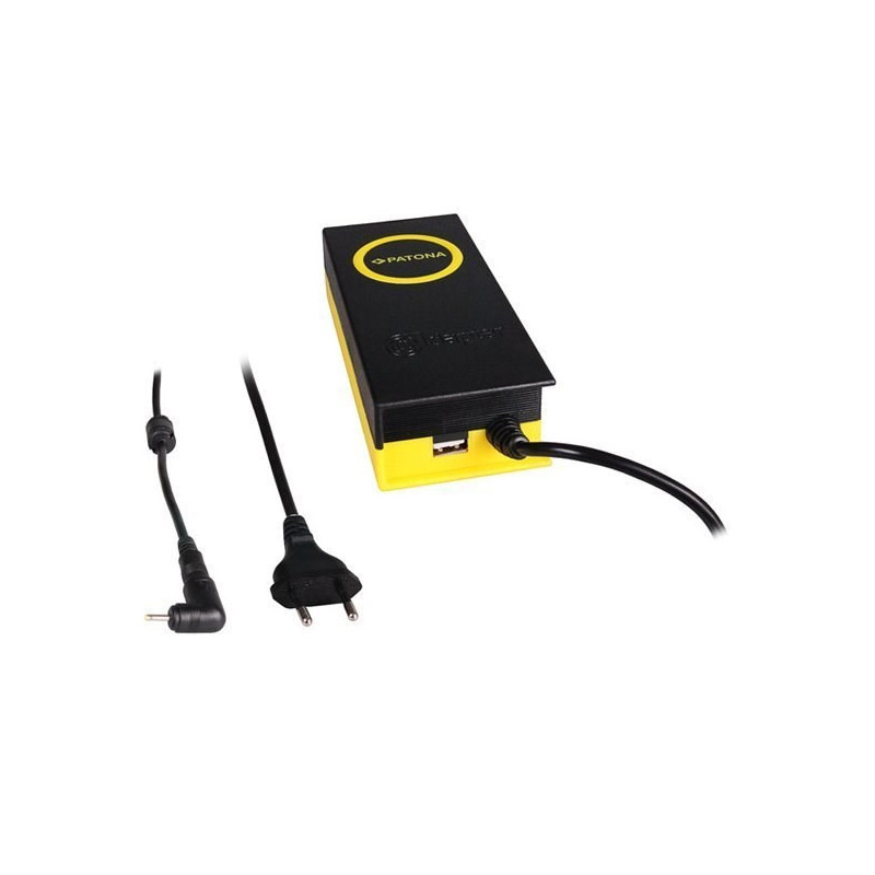 Zasilacz PATONA pro notebooky Asus, 19V, 4,7A, 90W, konektor 2,5x0,7mm, výstup USB