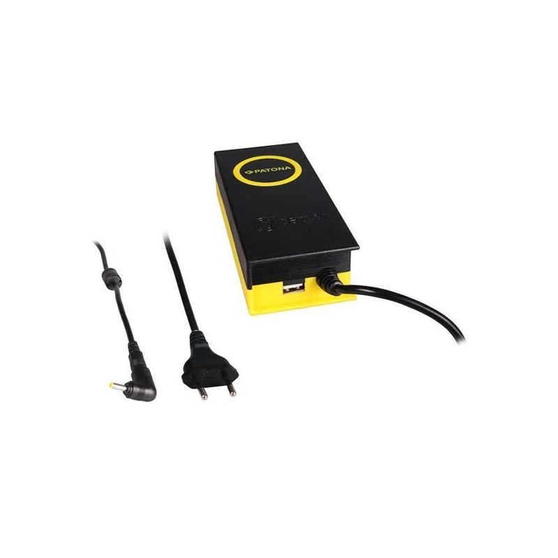 Zasilacz PATONA pro notebooky HP, 19,5V, 4,7A, 90W, konektor 4x1,7mm, výstup USB