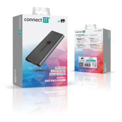 Rama zewnętrzna Connect IT AluSafe SSD M.2 NVMe, 10 Gbps, USB-C