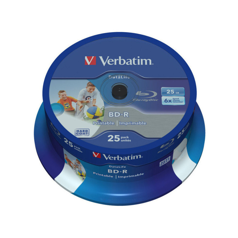 Dysk Verbatim BD-R SL 25GB, 6x, 25-cake