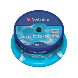 Dysk Verbatim CD-R DLP 700MB/80min. 48x, 25-cake