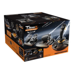 Joystick Thrustmaster T16000M FLIGHT PACK + plynový pedál + pedálová sada, pro PC