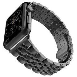 Pasek wymienny WG klasik, kovový, na Apple Watch 42/44/45/49 mm + adapter 