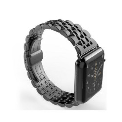 Pasek wymienny WG klasik, kovový, na Apple Watch 42/44/45/49 mm + adapter 