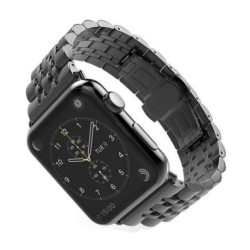 Pasek wymienny WG klasik, kovový, na Apple Watch 42/44/45/49 mm + adapter 