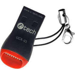 Czytnik kart pamięci C-Tech UCR-01, USB 2.0, micro SD