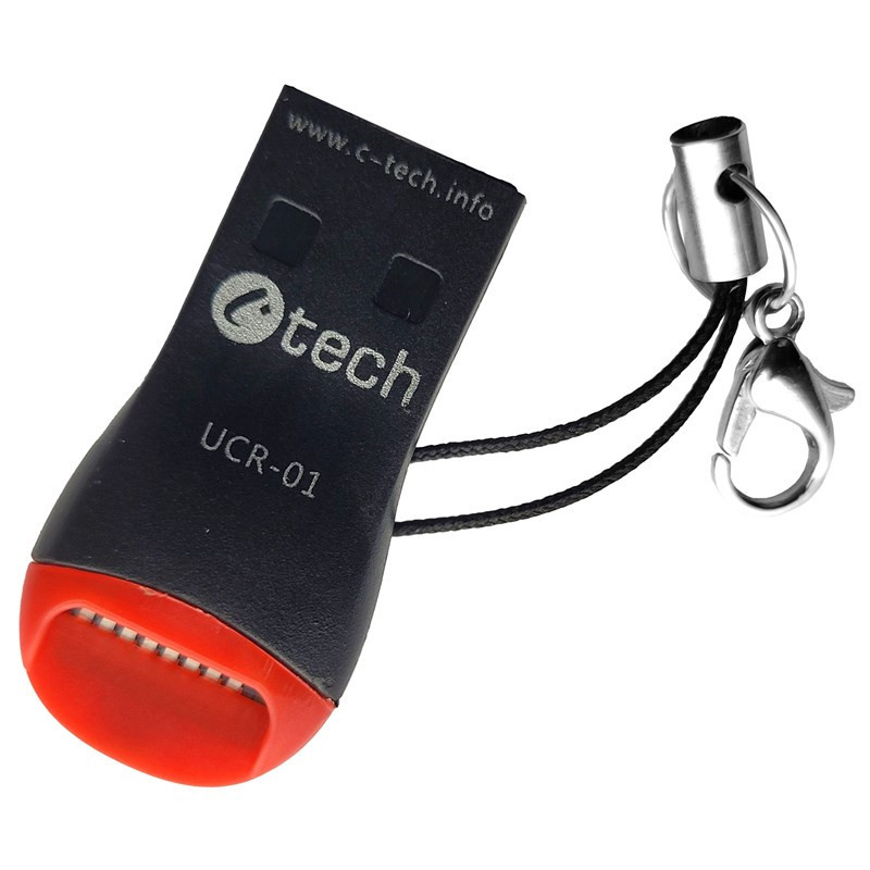 Czytnik kart pamięci C-Tech UCR-01, USB 2.0, micro SD