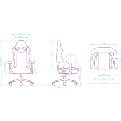 Fotel gamingowy ULTRADESK Throne Kids