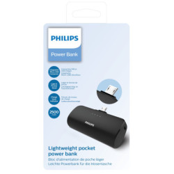 Powerbank Philips - elektronika 2500mAh, Micro USB