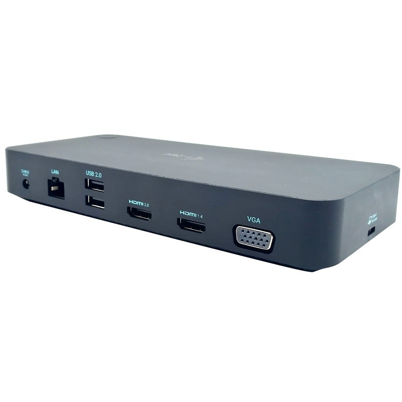 Stacja dokująca i-tec USB 3.0/USB-C/Thunderbolt, 3x Display + Power Delivery 100W