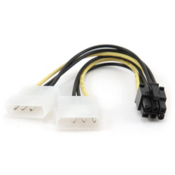 Kabel Gembird rozdvojka napájení 1x 5,25” na PCIe (6pin)