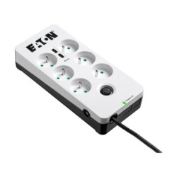 Listwa zasilająca Eaton Protection Box 6 USB FR, 6x zásuvka, zatížení 10A, 2x USB, 1,5 m